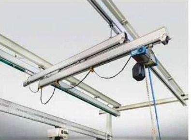 Modular aluminum profile structure and trolley track