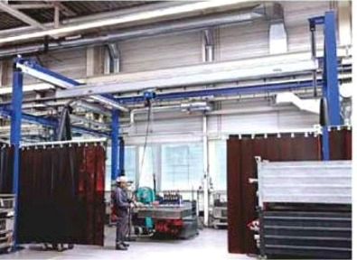 Bolted modular aluminum beam structure